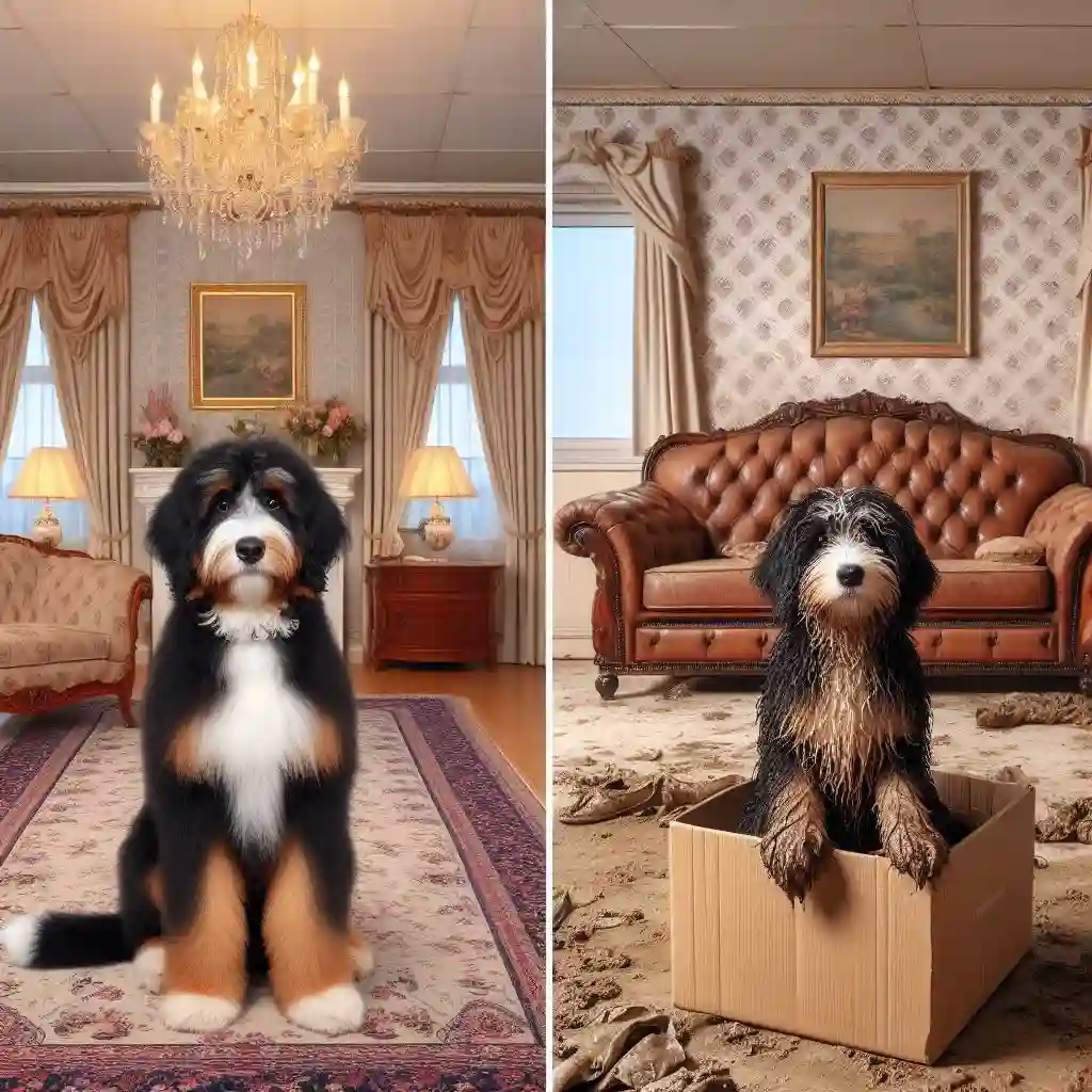 Furnished vs Unfurnished Bernedoodle: What’s the Difference?