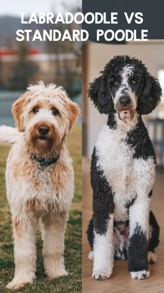 Labradoodle Vs Standard Poodle: Grooming, Training, and Health Compared