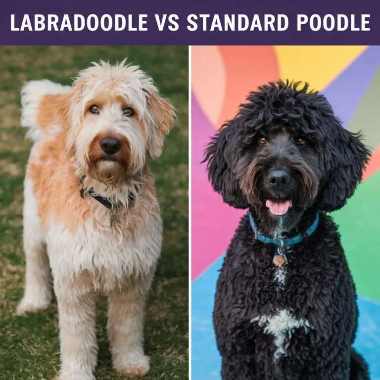 Labradoodle Vs Standard Poodle: Grooming, Training, and Health Compared