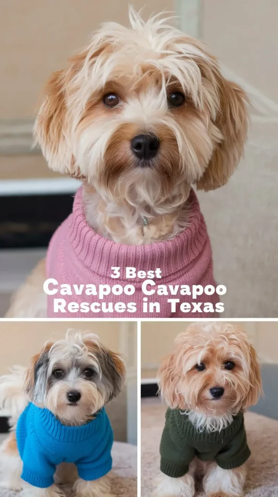 3 Best Cavapoo Rescues in Texas!