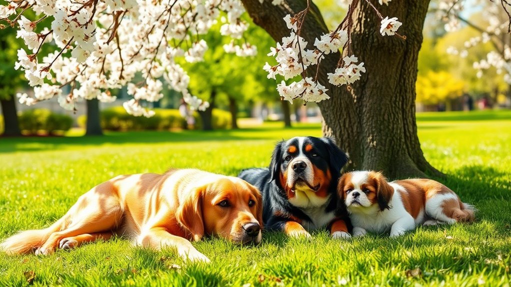 calm and gentle canines