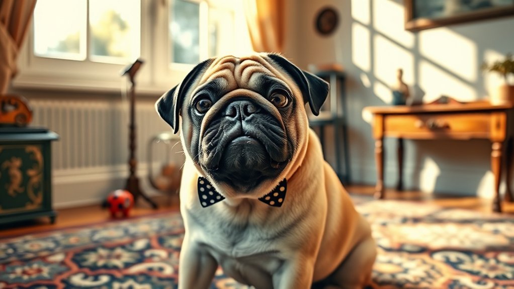 pug breed characteristics and trivia